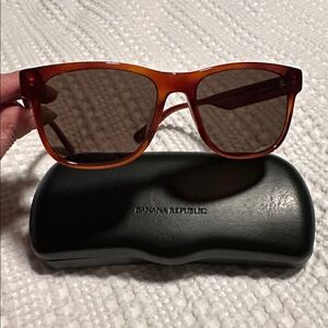 Banana Republic Red Sunglasses